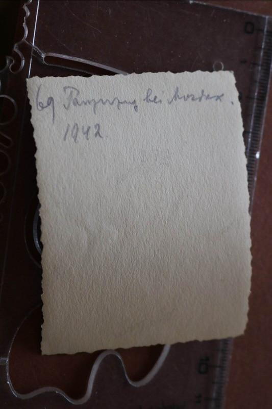 altes Foto - zerstörter Panzerzug - Ort -- 1942 (4)