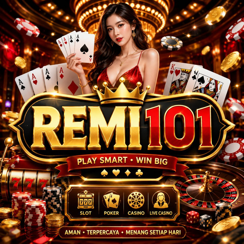 Banner Aplikasi REMI101 dengan akses permainan digital