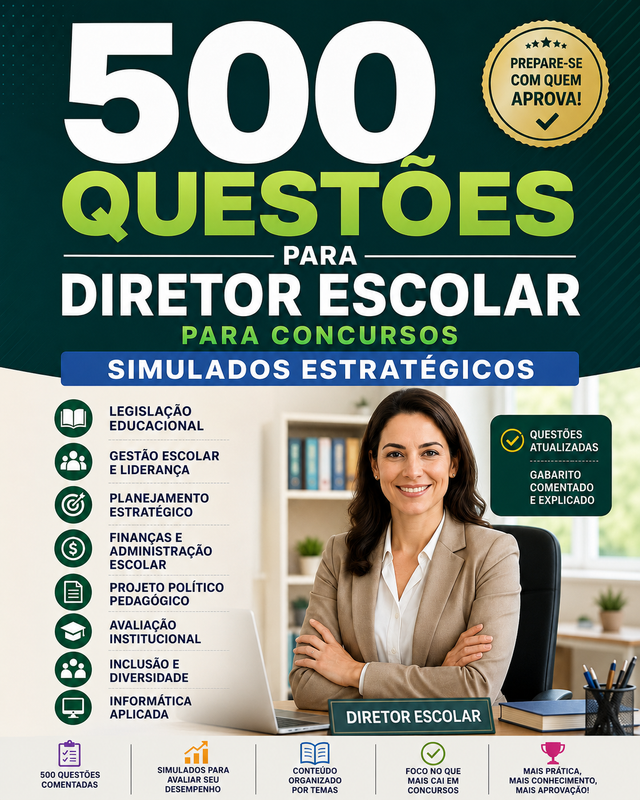 500 Questões Diretor Escolar