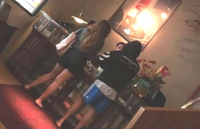 Foto yang beredar diduga Shafa Haris dan Bastian Steel 