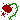 Pixel gif of a rose.