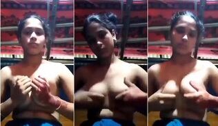 Desi Village Wife Fingering fingering in her pussy