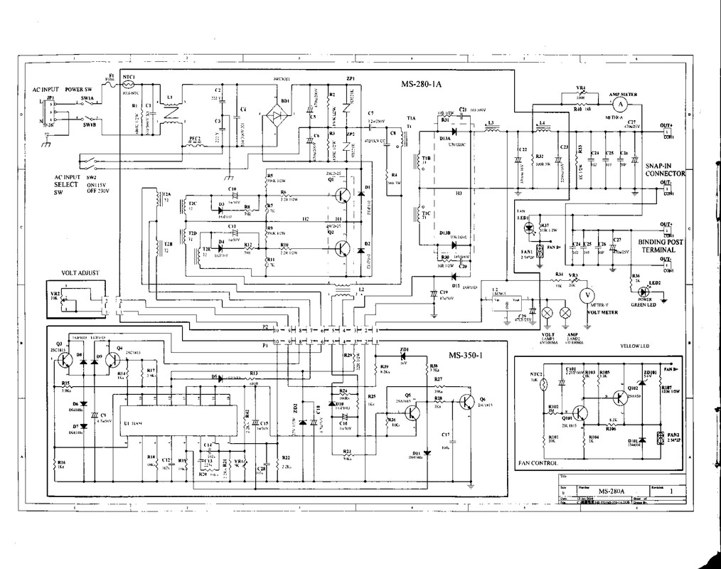 Schema elettrico Nissei SPS280
