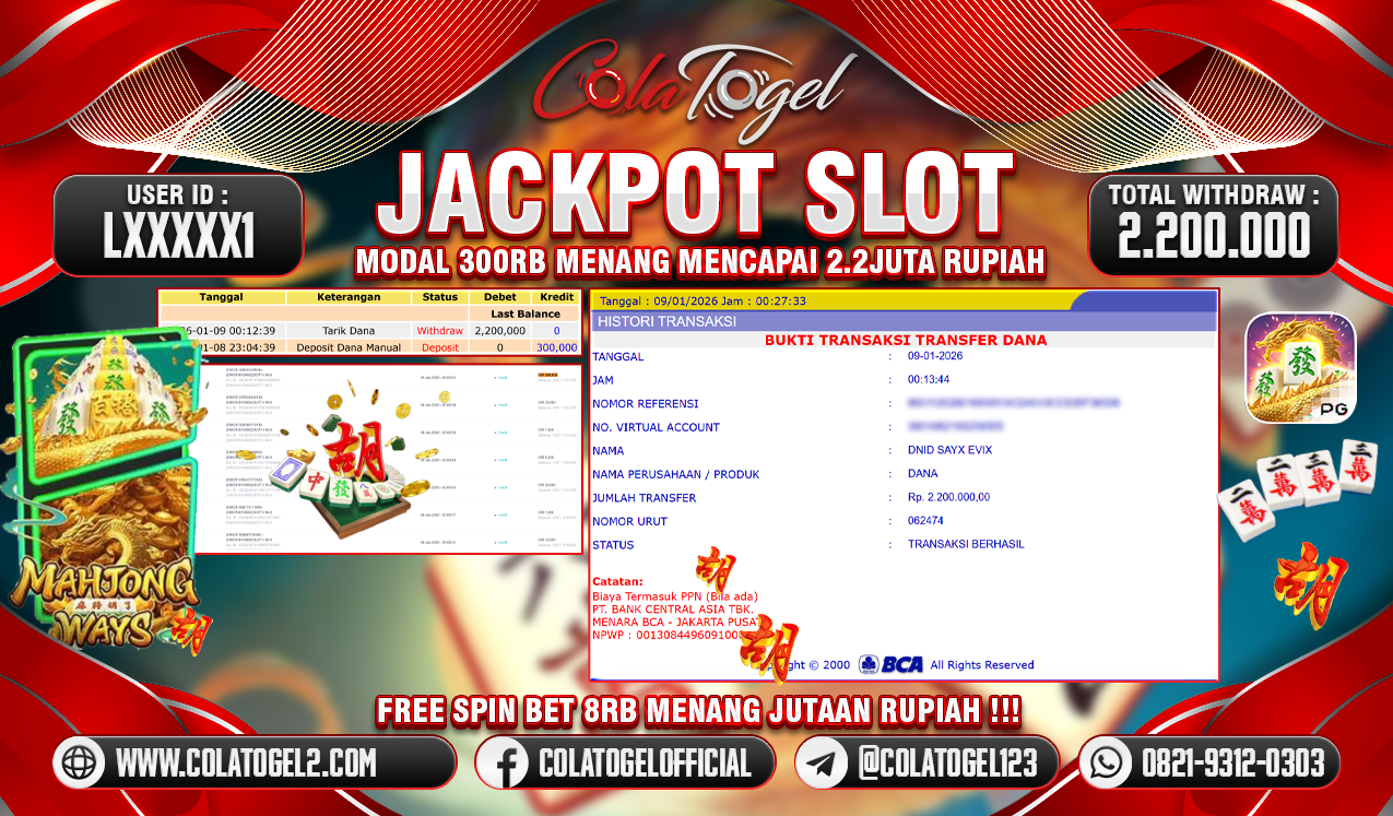 JACKPOT SLOT GACOR!!
