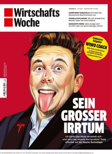 Cover: Wirtschaftswoche Magazin No 25 vom 17  Juni 2022