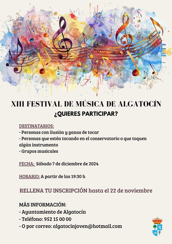 XIII Festival de Música de Algatocín