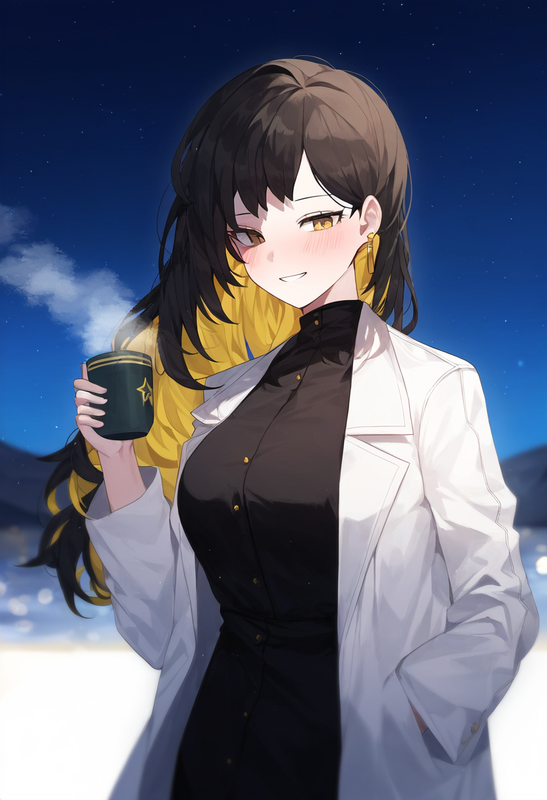 1girl, binah (project moon), aged up, blue archive, Dreamlike,depth of field,shi s-1489644484