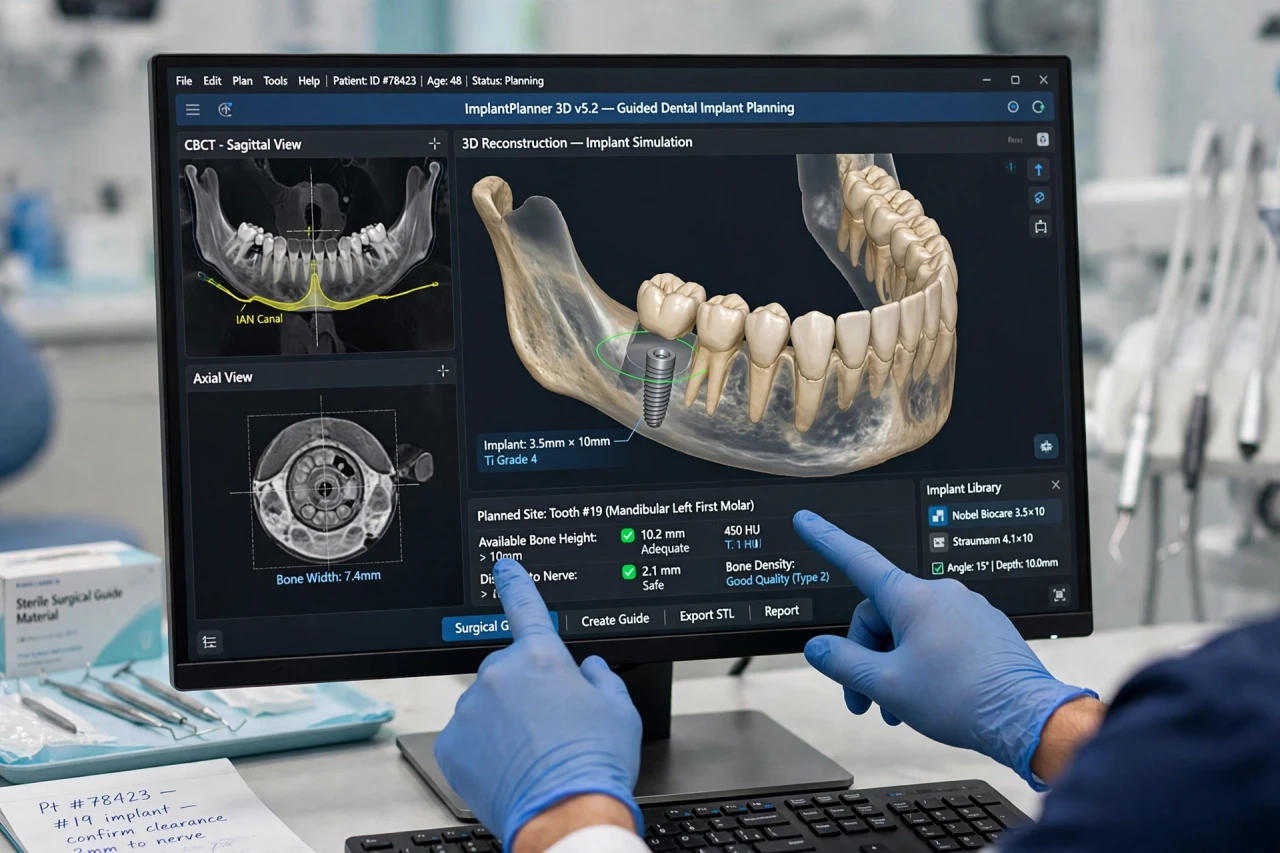 3D guided dental implant system planning at Samta Colony, Raipur