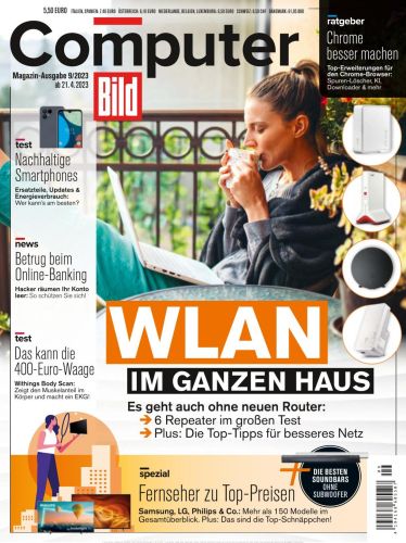 Cover: Computer Bild Magazin No 09 vom 21  April 2023