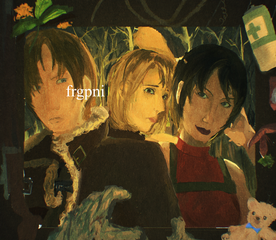 Leon, Ada et La fille du président, effrayés.