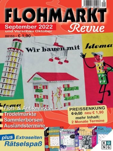 Cover: Flohmarkt Revue Magazin September 2022