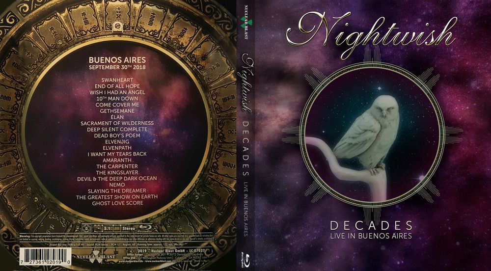 Re: Nightwish - Decades Live in Buenos Aires (2019, Blu-ray)