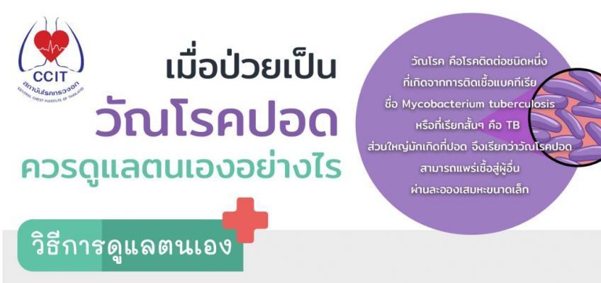 ผู้ป่วยวัณโรคปอด ดูแลตนเองอย่างไร? เพื่อป้องกันการแพร่กระจายเชื้อ