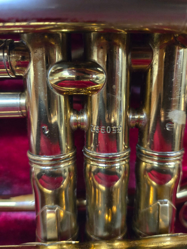 King 1956 Master Super 20 Model 1066 Cornet sn 350992 (5)