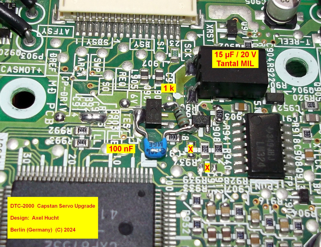 DTC-2000 - Capstan Servo Upgrade -- 068 = Upgrade Driver (C) HU   X