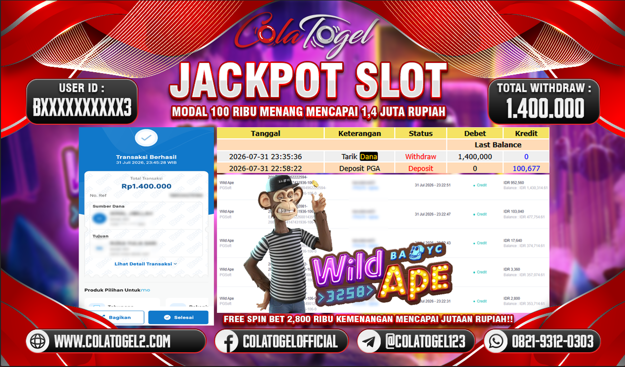 JACKPOT SLOT GACOR!!