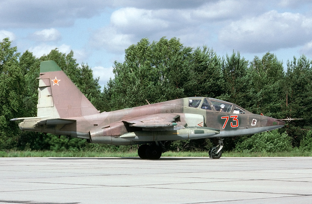368 ShAP Su-25UB 73 RED (cn 38220110050)_June 93_Templin 2