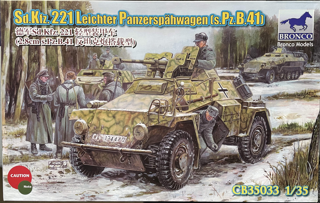 Sd.Kfz.221 Leichter Panzerspähwagen (Bronco)