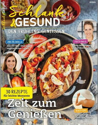 Cover: Vegetarisch fit Schlank! und Gesund Magazin No 02 2023