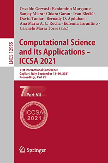 Computational Science and Its Applications - ICCSA 2021: 21st International Conference Part 7
