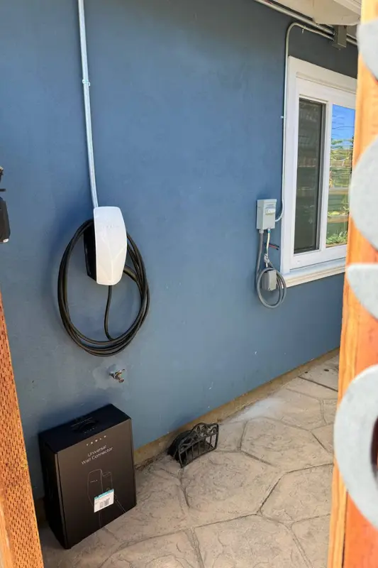 Licensed electrician performing electrical panel upgrade in Bay Area home