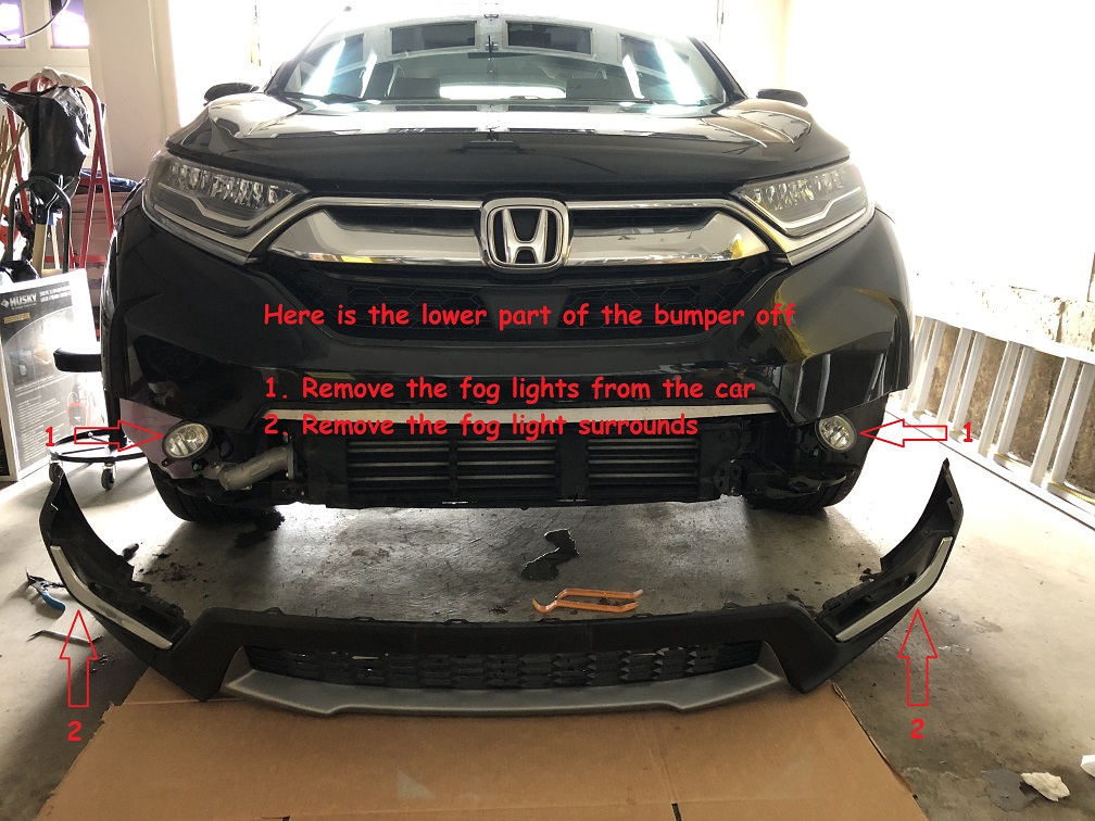 Installation Of LED Fog Lights DRL From Asia Page 2 Honda CRV