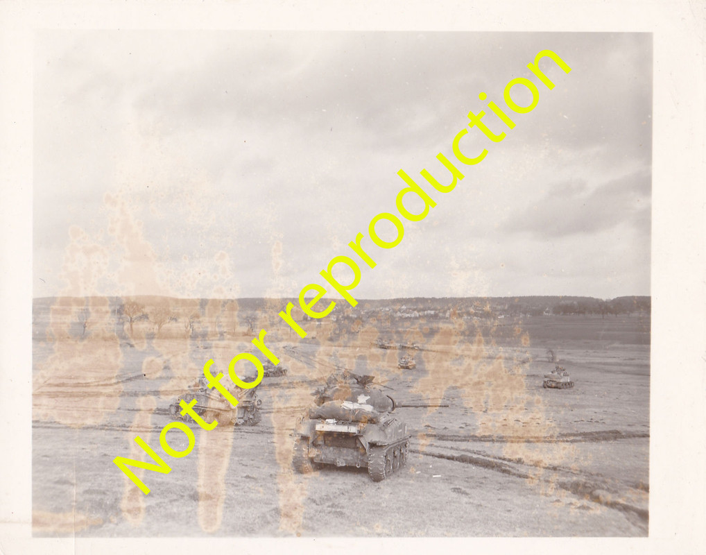 Photo 76thDiv 702TnkBtn 3rdArmy Binsfeld,German