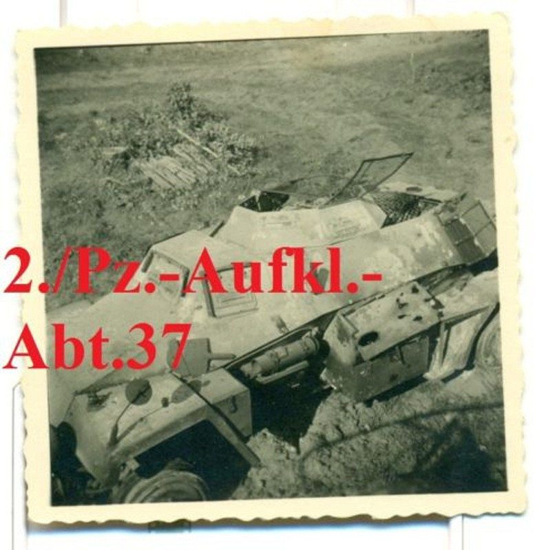 FOTO - Pz.A..A.37 - PANZER - Panzerspähwagen SdK