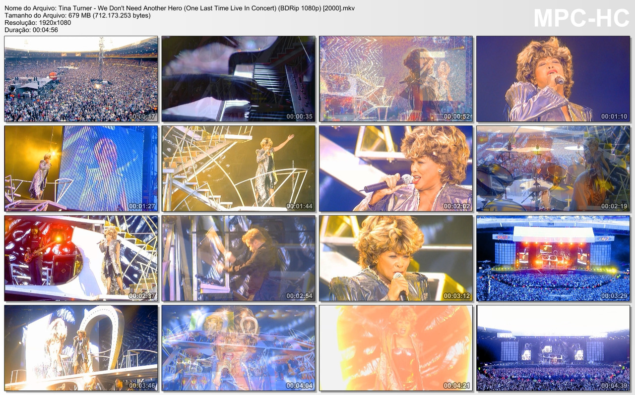 Tina Turner - We Don't Need Another Hero (One Last Time Live in Concert) (BDRip 1080p) [2000]