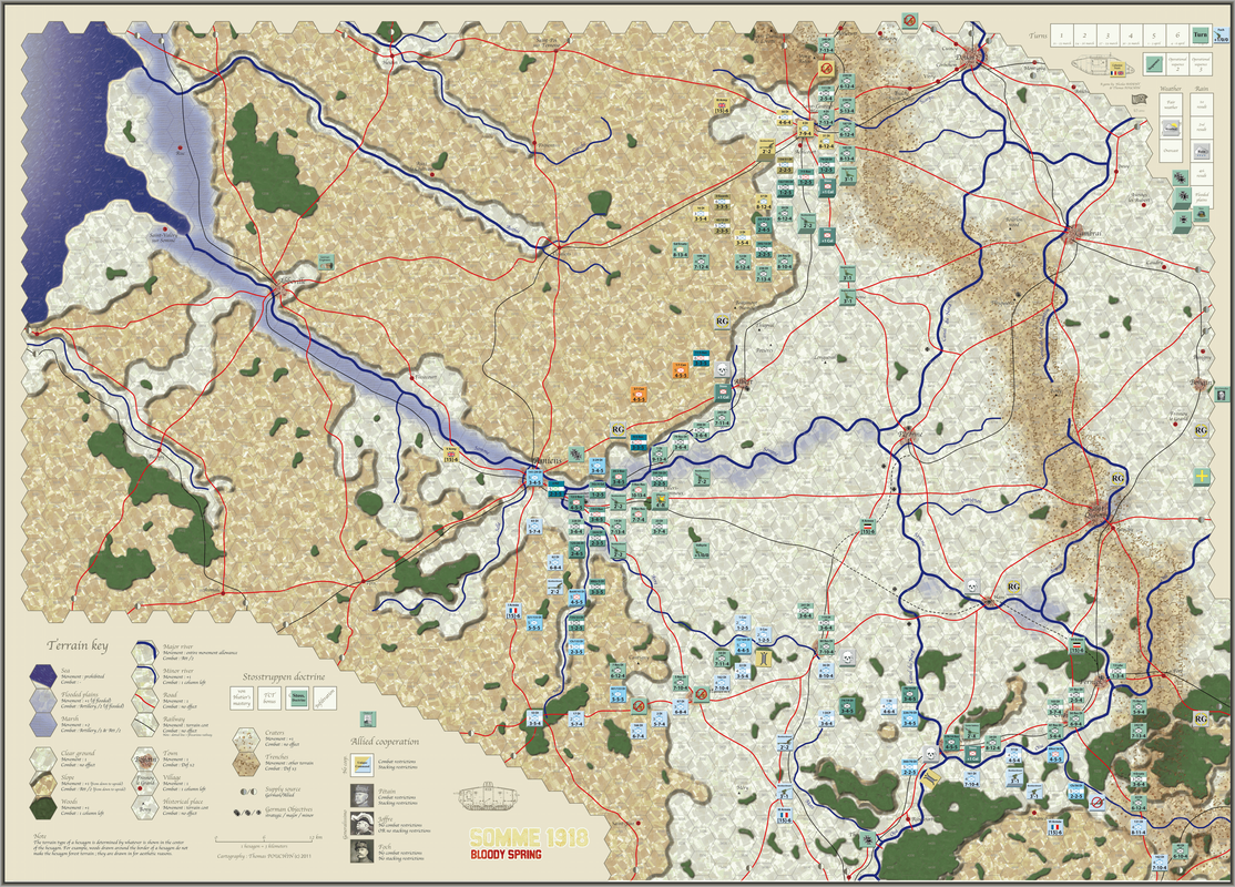 Somme 1918Map