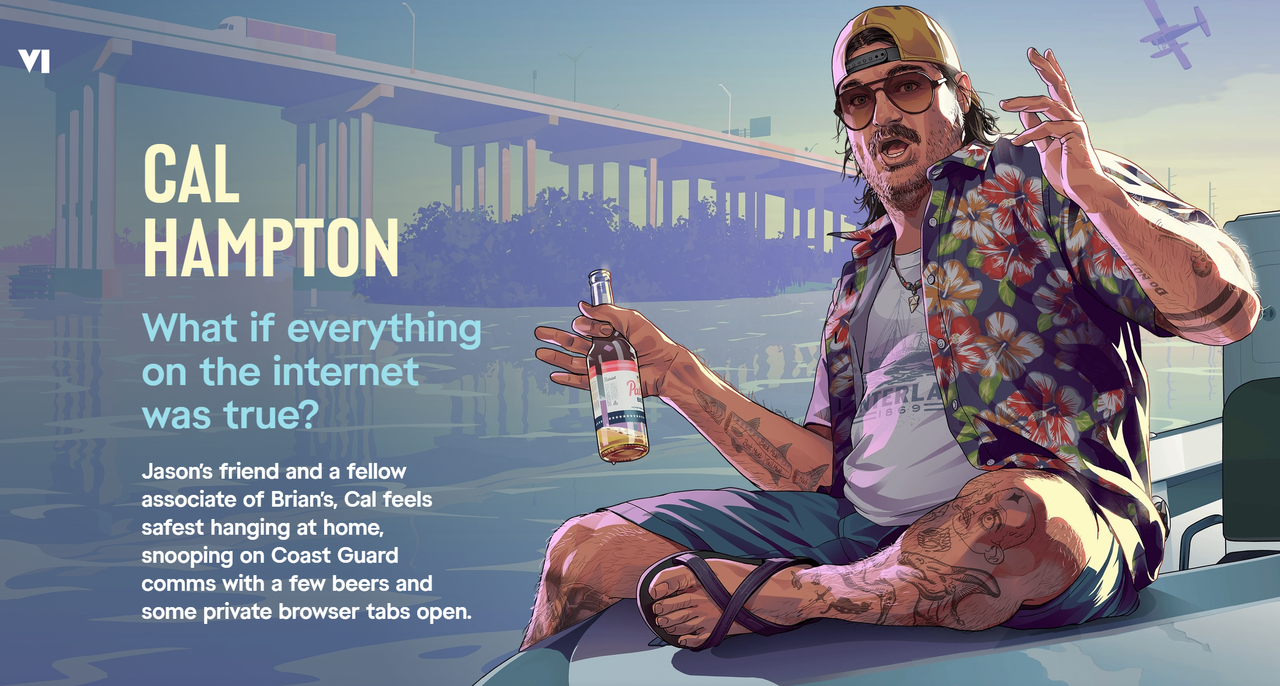 Cal Hampton de GTA VI, Primeras Imágenes del Personaje