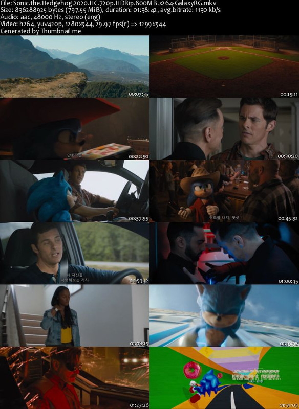 Sonic the Hedgehog 2020 HC 720p HDRip 800MB x264-GalaxyRG Sonic the Hedgehog 2020 HC 720p HDRip 800MB x264-GalaxyRG