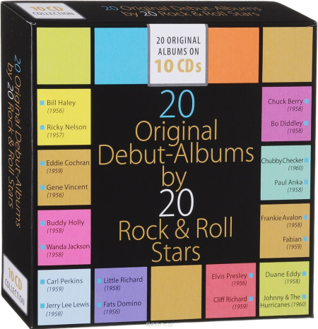 VA   20 Original Debut Albums by 20 Rock & Roll Stars [10 CD Box Set] (2015) FLAC