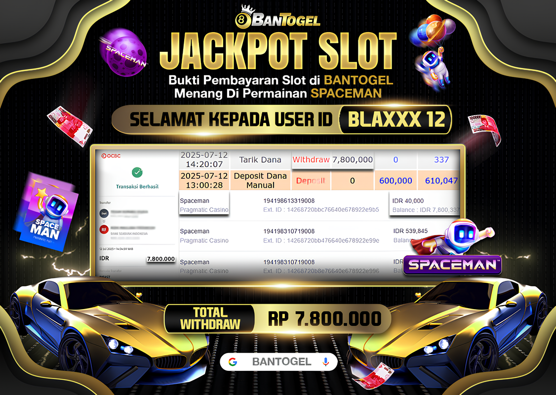 BUKTI JACKPOT LUNAS BANTOGEL