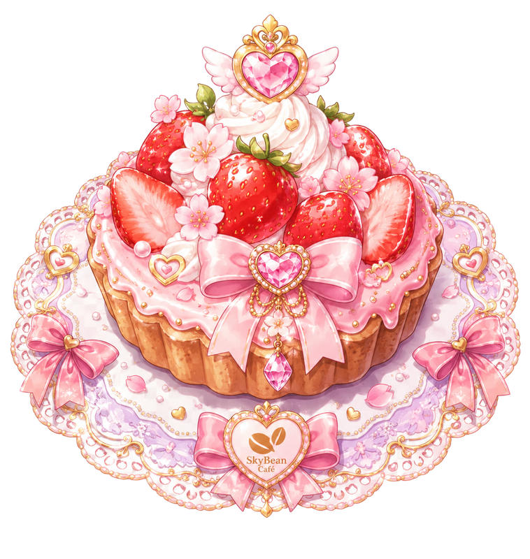 13 Magical strawberry tart in pastel elegance 7