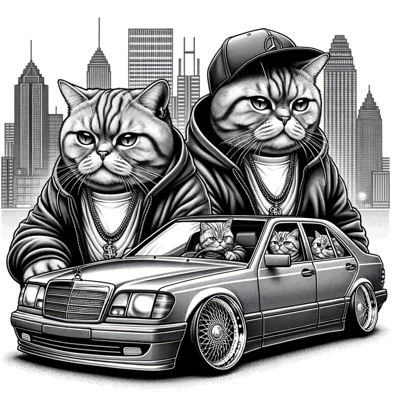 DALL-E-2023-10-29-15-50-39-Detailed-depiction-of-British-Shorthair-cats-dressed-in-typical-gangst.png