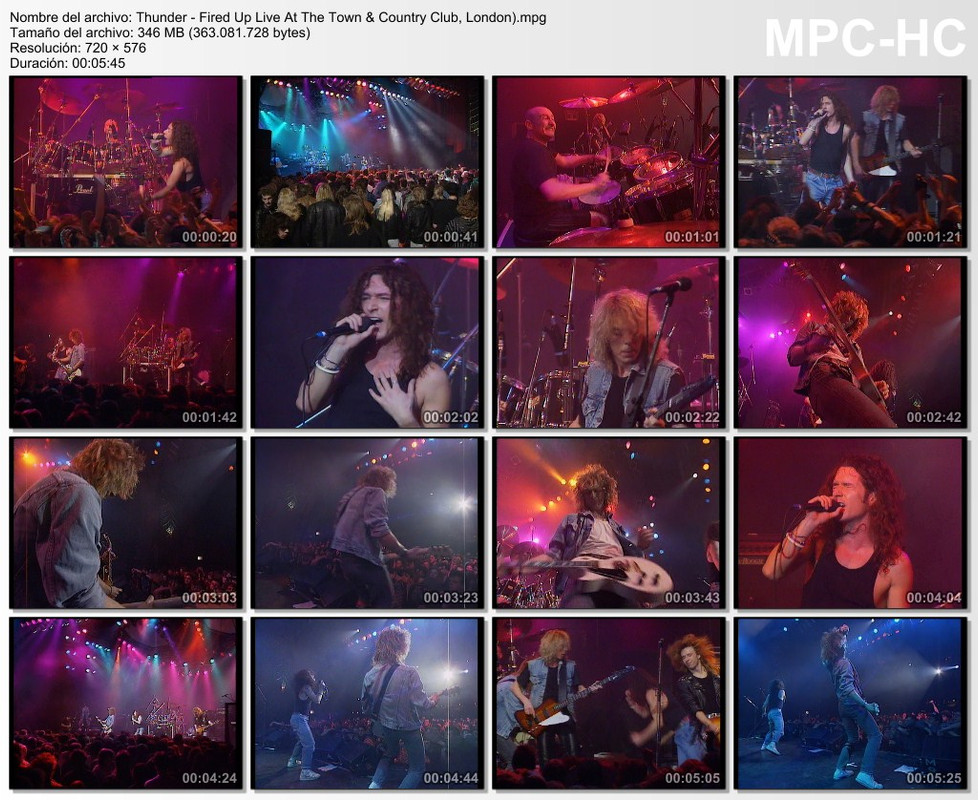 Thunder - Fired Up Live At The Town & Country Club, London)