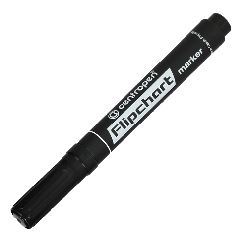 Marker-flip-art-crn-kosi-vrh-Centropen-85600112.png