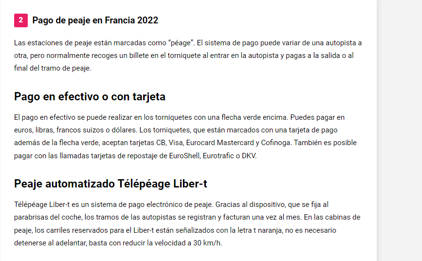 Peajes de autopistas en Francia 2022: Precio cómo pagar 2022 - Francia en coche: Rutas, peajes, aparcamiento ...