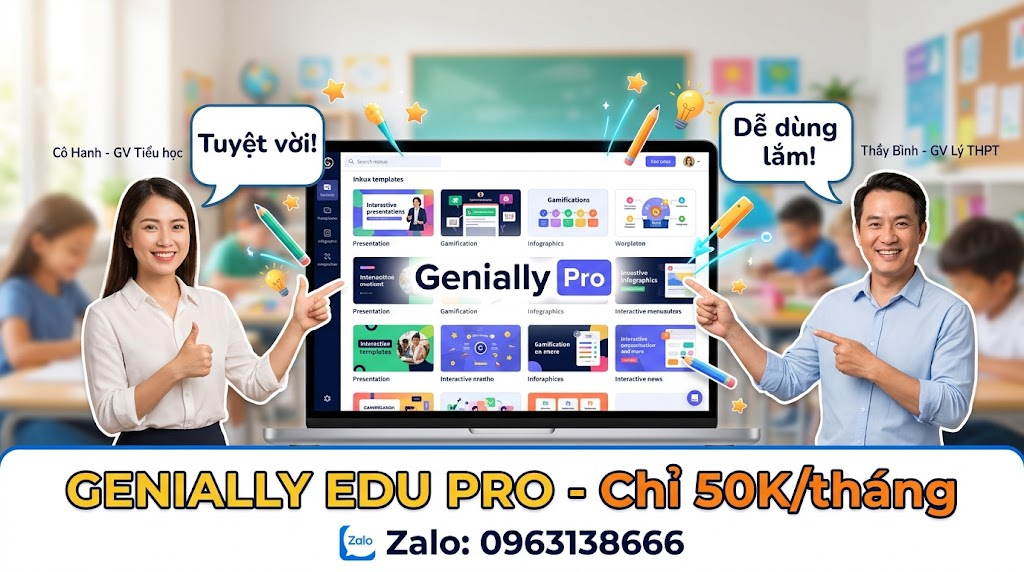 cách mua genially edu pro