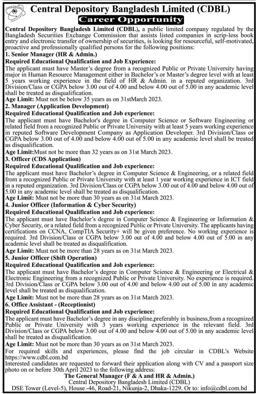 CDBL-Job-Circular-2023