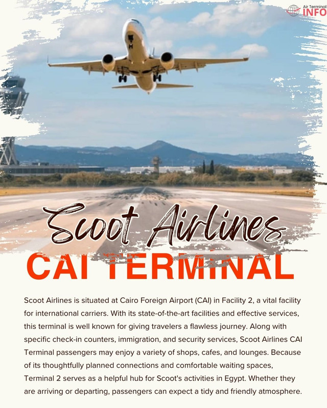 Scoot Airlines CAI Terminal