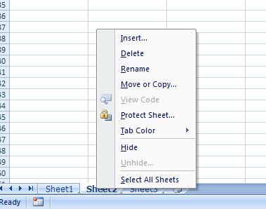 Right Click Tab View Code  is greyerd out