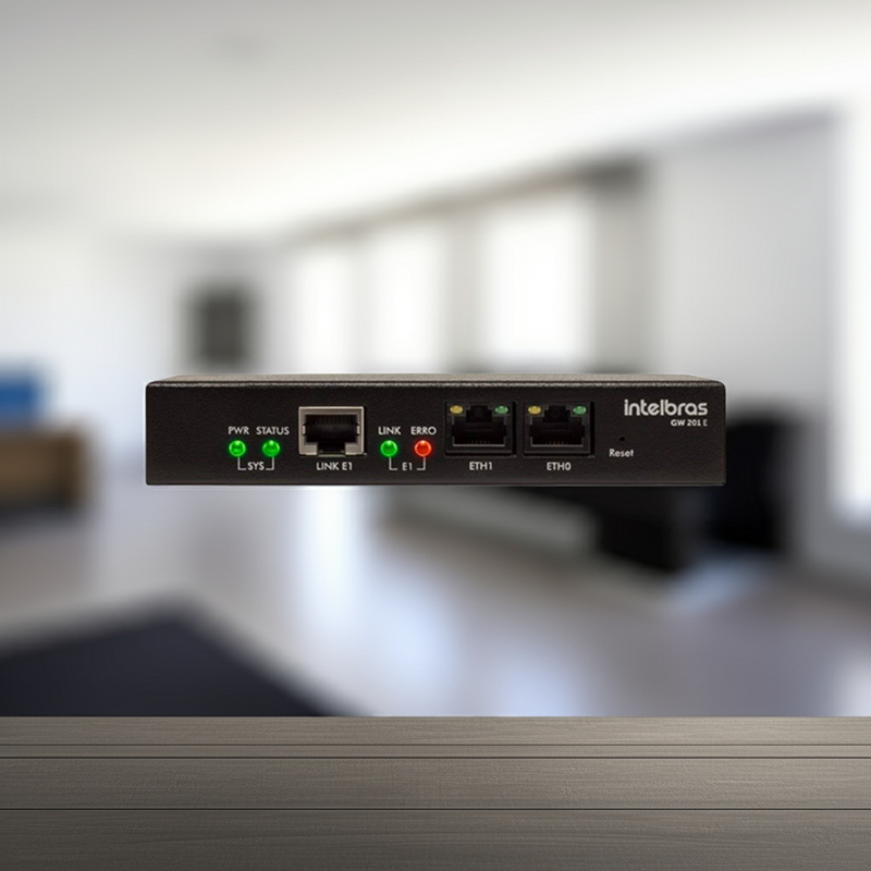 Interface de gerenciamento web do Gateway Intelbras
