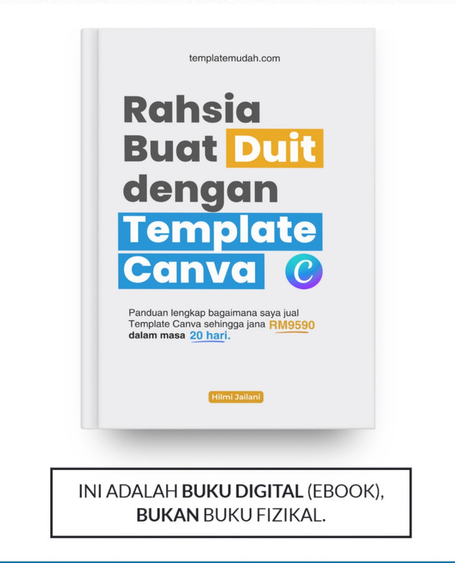 Ebook Rahsia Buat Duit Dengan Template Canva