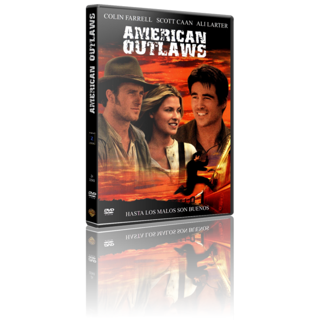 Portada - American Outlaws [DVD9Full] [PAL] [Cast/Ing] [Sub:Varios] [2001] [Western]