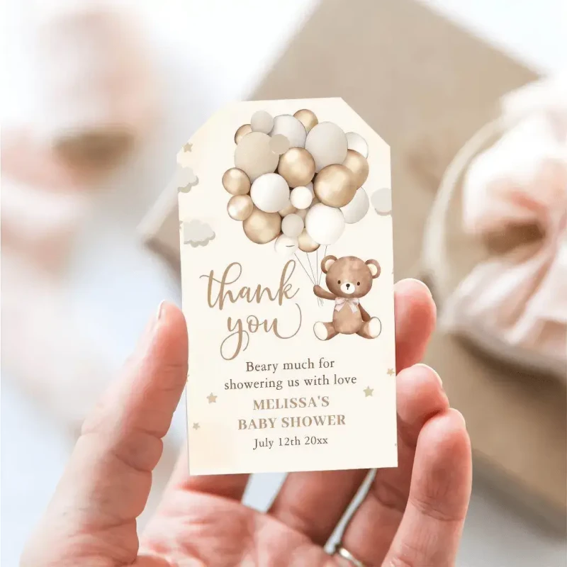 Baby shower thank you cards