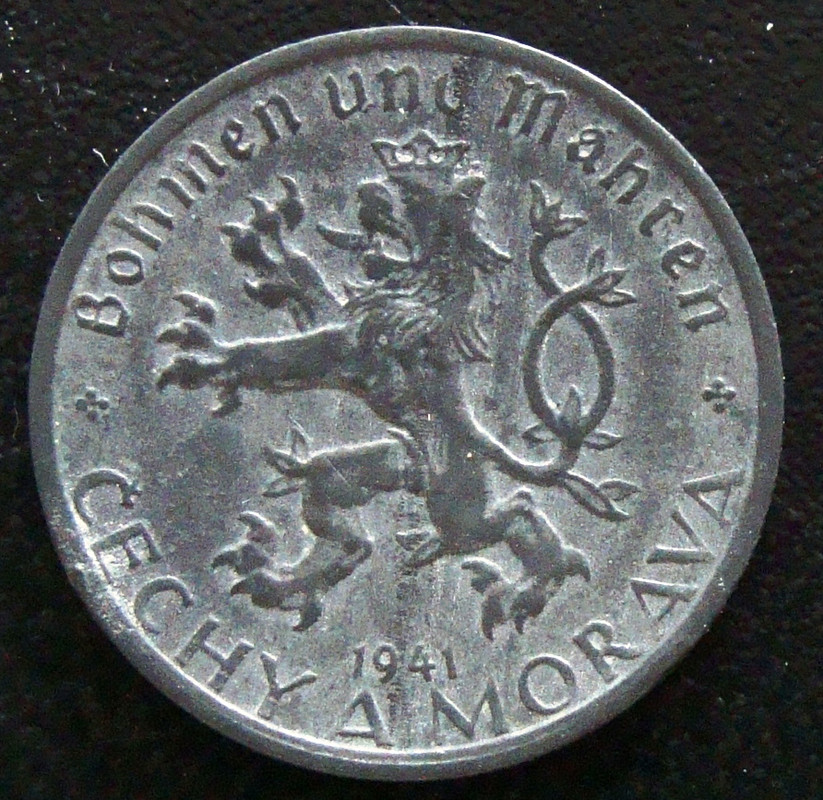 CHE. 10 Haleru (1941, Bohemia-Moravia) - anv