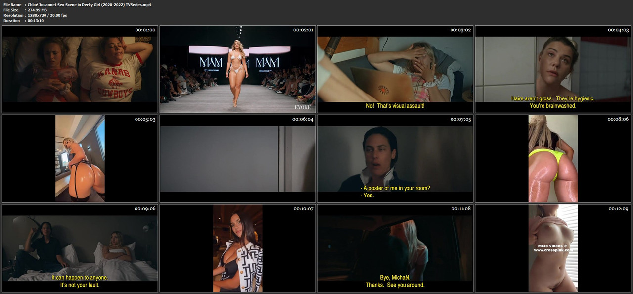 Chloé Jouannet Sex Scene in Derby Girl (2020-2022) TVSeries.mp4