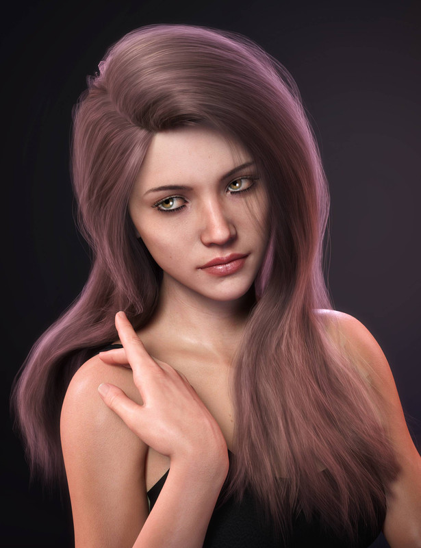 FE Elegant Hair for Genesis 8 and 8.1 Female FE Elegant Hair for Genesis 8 and 8.1 Female